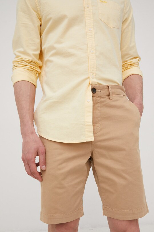 Superdry pantaloni scurti M7110334A.5YE bej SS22