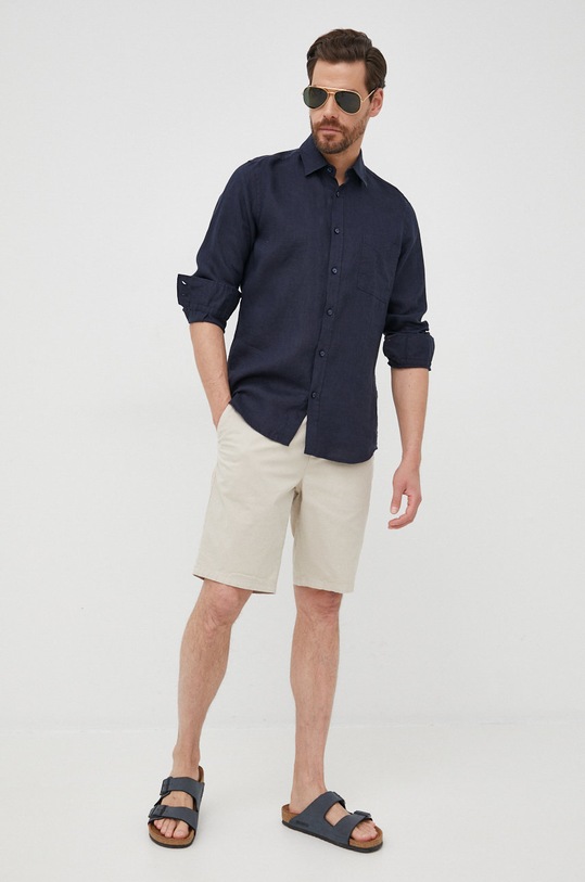 Šortky BOSS Boss Casual 50467084 béžová SS22