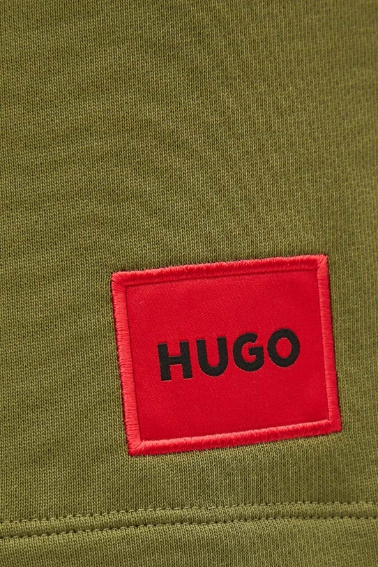 Хлопковые шорты HUGO зелёный 50466196