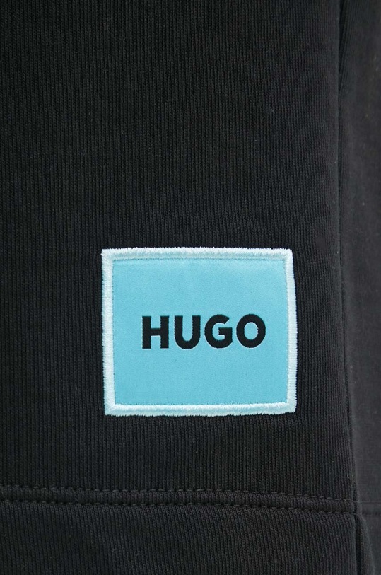 HUGO szorty bawełniane czarny 50466196