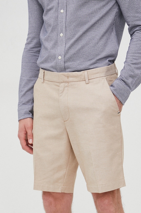 Kraťasy Boss jemný vzor béžová 50468205
