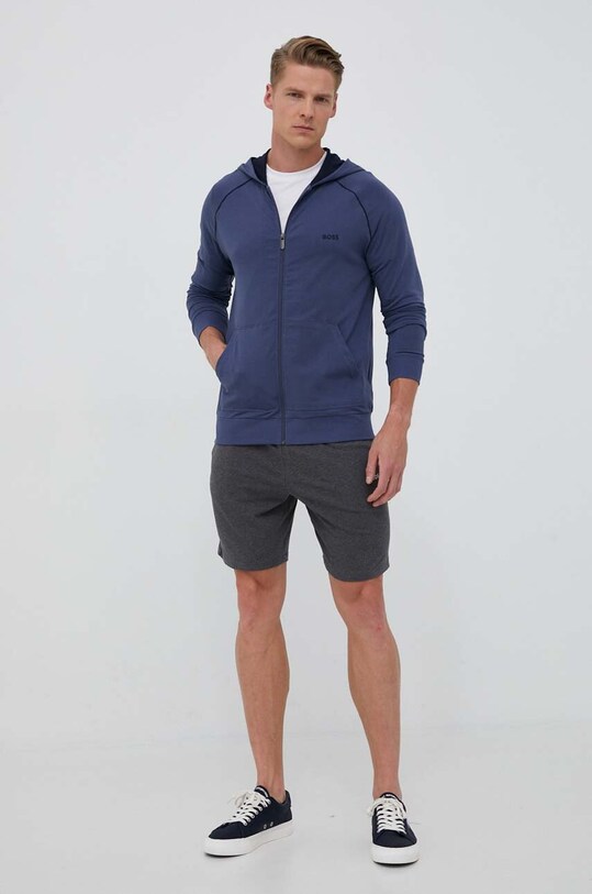 Σορτς lounge BOSS 50469612 γκρί AW23