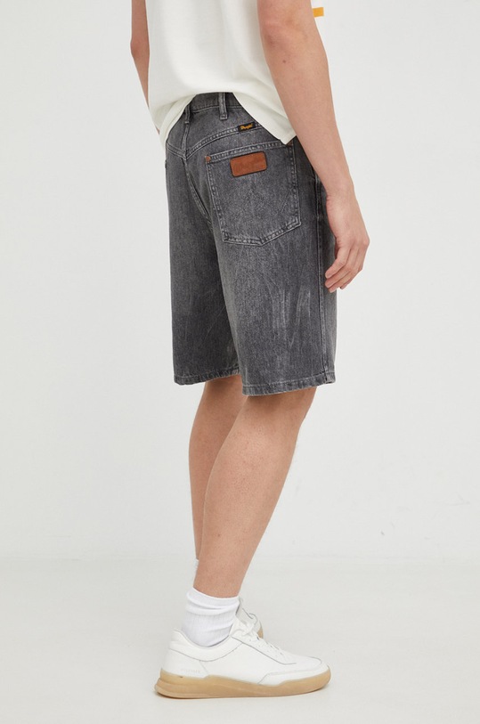 Wrangler szorty jeansowe jeans szary W11ACE31F