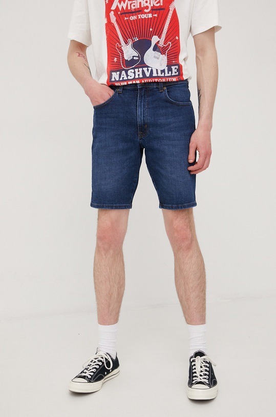 Wrangler szorty jeansowe jeans granatowy W11CCT30R