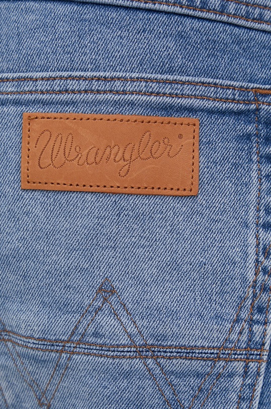 Wrangler szorty jeansowe niebieski W15VYL29R