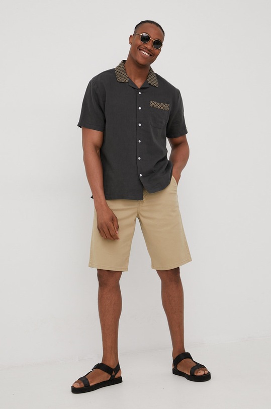 Wrangler szorty W1C1CGH24 beżowy SS22