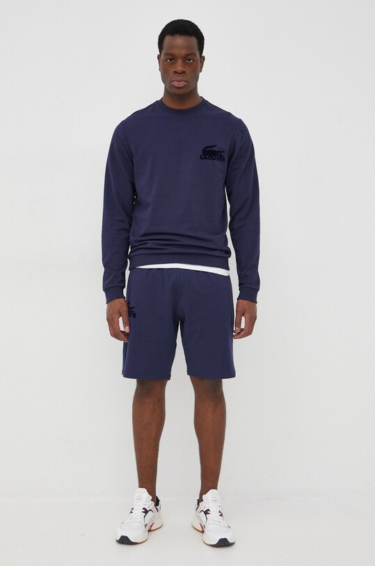 Lacoste pantaloni scurti GH5421 bleumarin AW24