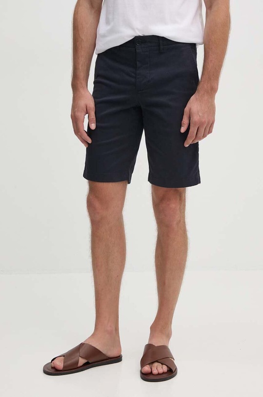 Lacoste szorty z elastanem granatowy FH2647