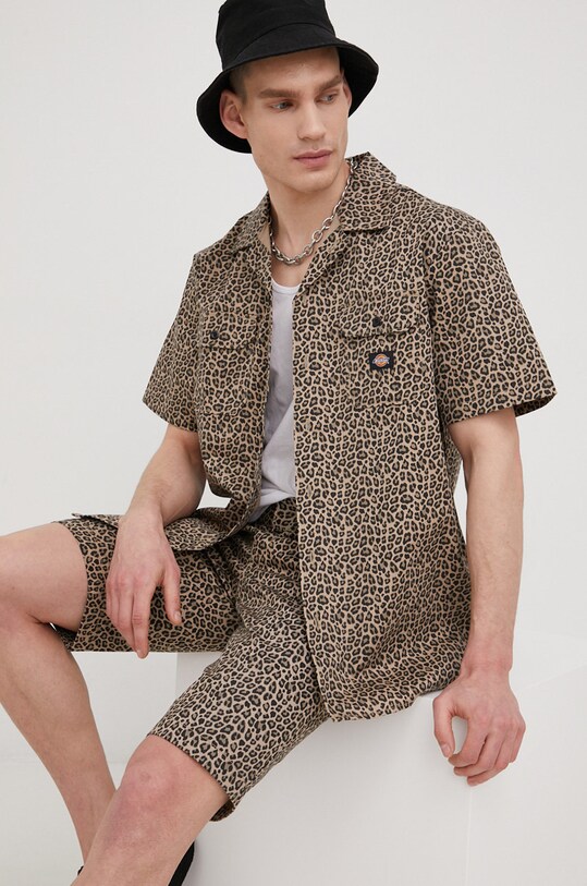 Памучен къс панталон Dickies бежов DK0A4XR1C47