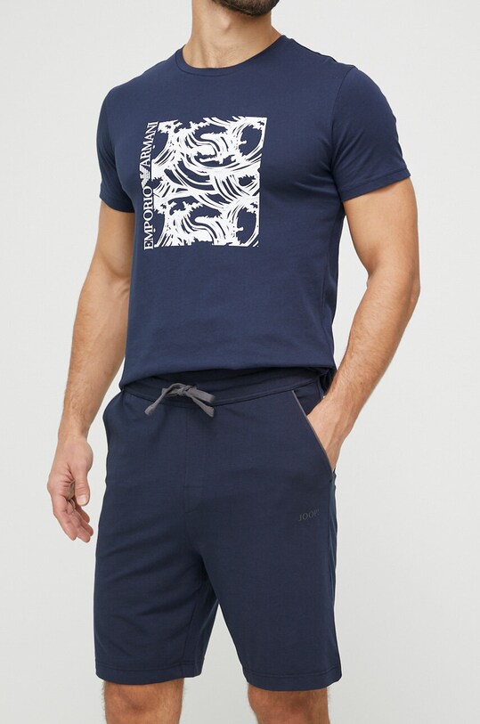 Joop! pantaloni scurti tricotaj bleumarin 30029919