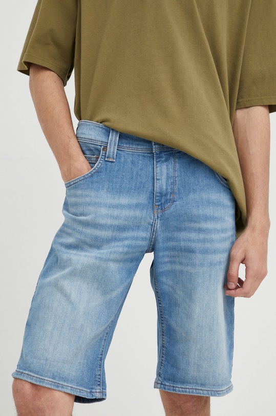 Mustang szorty jeansowe Chicago Shorts Z z elastanem niebieski 1012581.5000.313