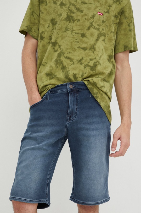 Mustang pantaloni scurti jeans Chicago Shorts Z jeans albastru 1012582.5000.883