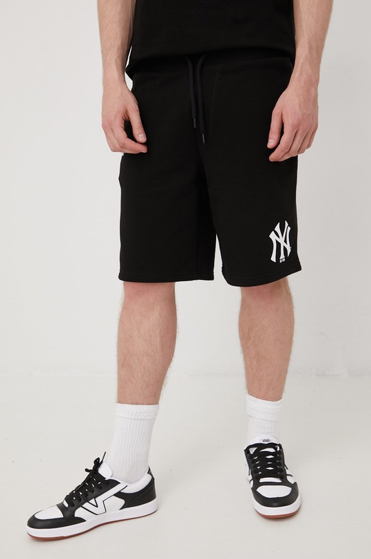 Kraťasy 47brand MLB New York Yankees pletenina černá BB017PEMIHS549827JK
