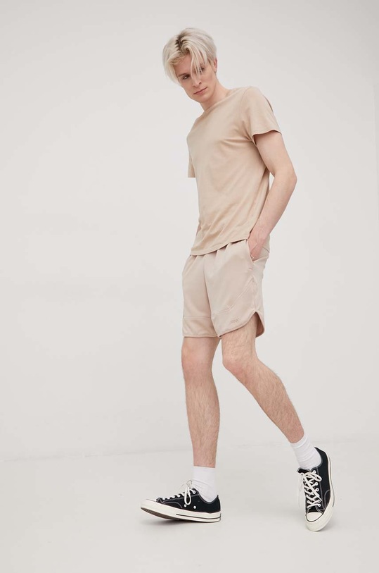 Arkk Copenhagen szorty dzianina beżowy AA5214.0394