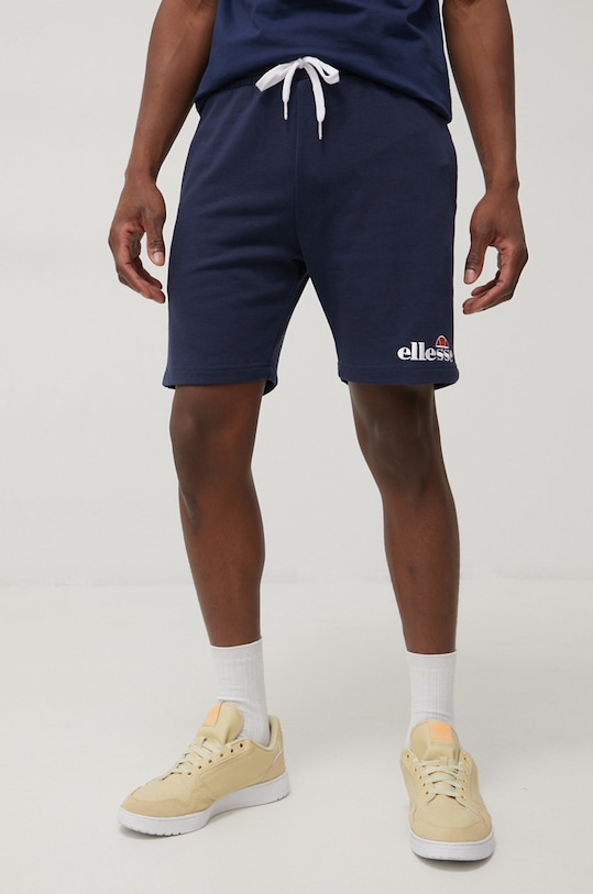 Ellesse szorty Silvan Fleece Short dzianina granatowy SHF09162