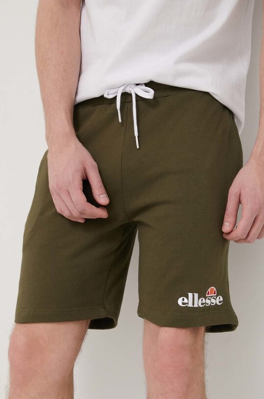 Ellesse szorty Silvan Fleece Short dzianina zielony SHF09162