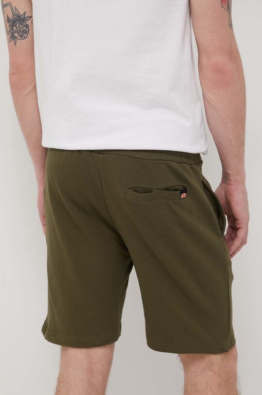 Odzież Ellesse szorty Silvan Fleece Short SHF09162 zielony