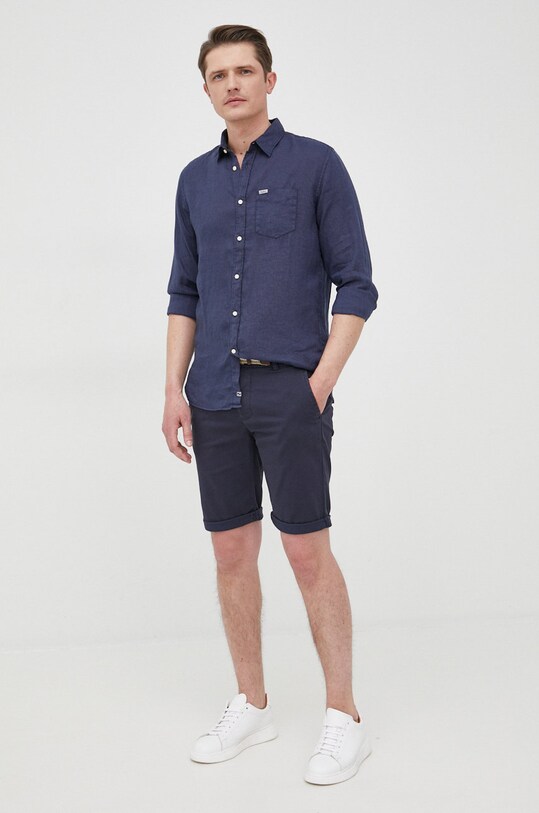 Šortky Lindbergh 30.505044B.DK.BLUE tmavomodrá SS22