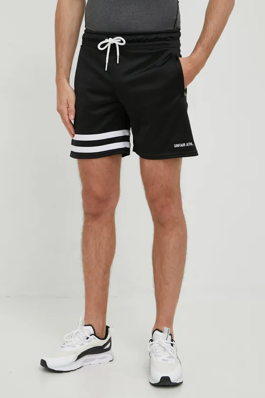 Unfair Athletics pantaloni scurti tricotaj negru UNFR18.024