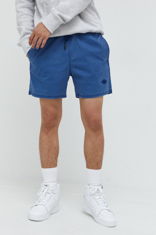Superdry szorty z elastanem niebieski M3010191A.J6P