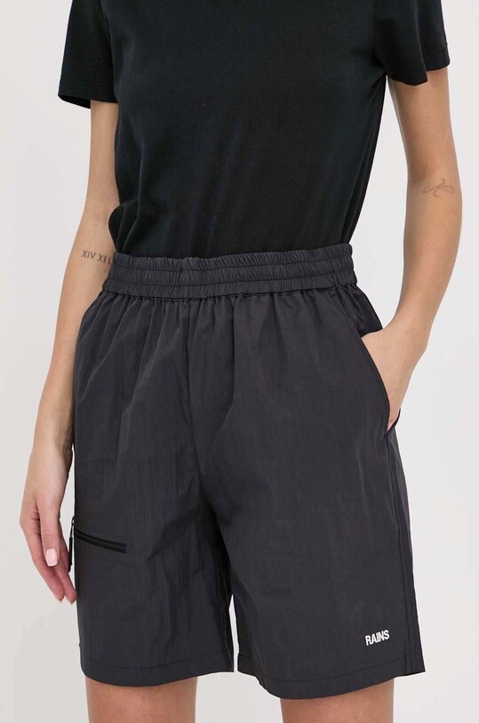 Odzież Rains szorty 18710 Woven Shorts 18710.01 czarny
