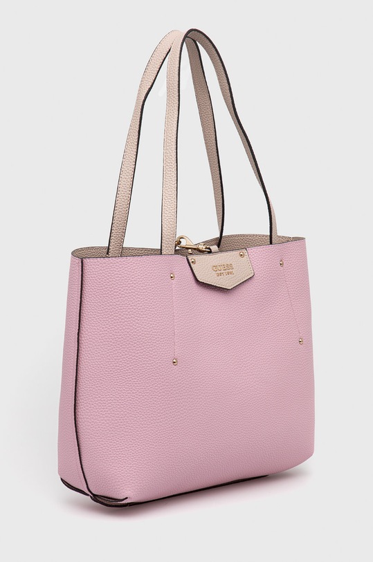 Oboustranná kabelka Guess ECO BRENTON HWEVG8.39023 růžová SS23