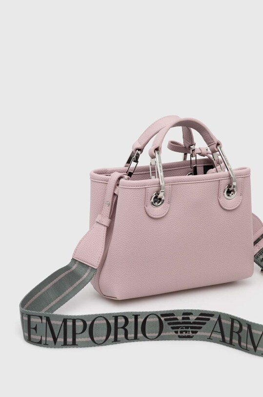 Accessori Emporio Armani borsa a mano in pelle Y3D176.YFO5E rosa