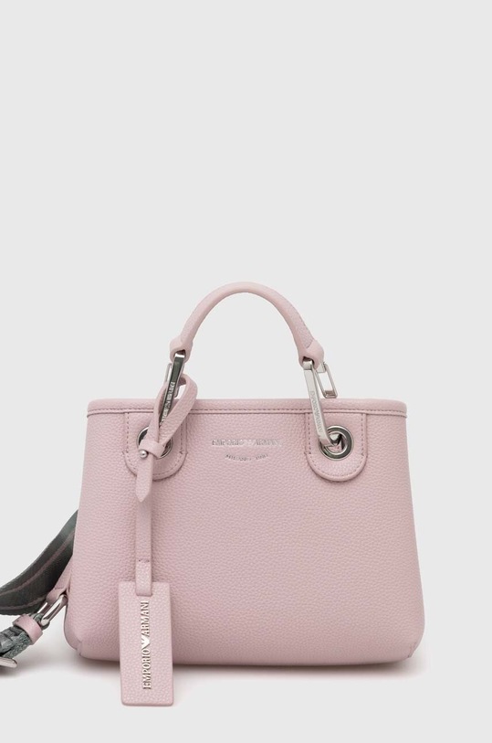 Emporio Armani borsa a mano in pelle rosa Y3D176.YFO5E