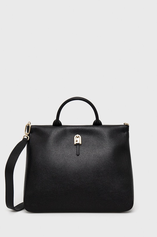 Furla Torebka skórzana Palazzo skóra licowa czarny WB00361.AX0732.O6000