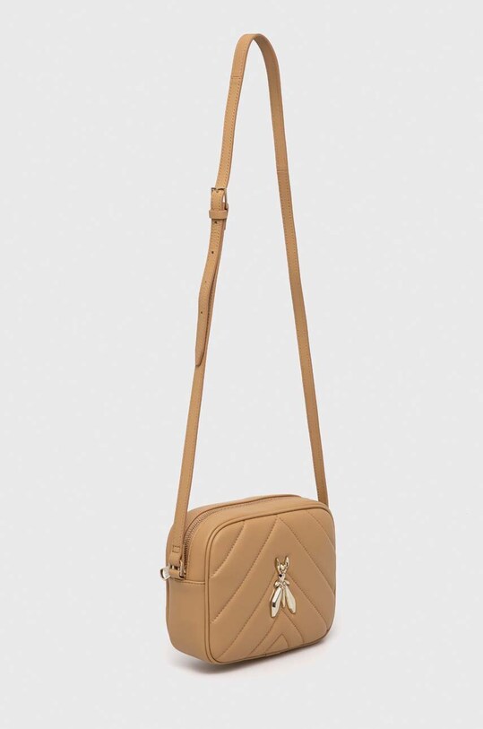 Шкіряна сумочка Patrizia Pepe CB0023.L004 бежевий AW24