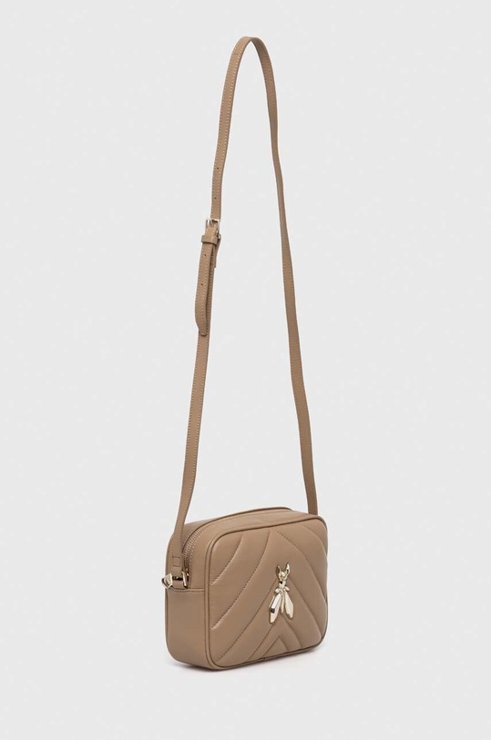 Kožená kabelka Patrizia Pepe CB0023.L004 béžová AW24