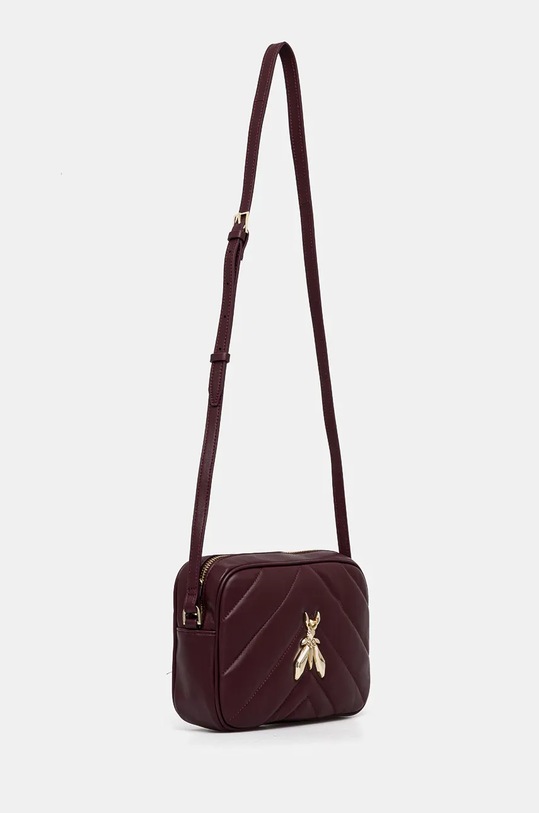 Кожаная сумочка Patrizia Pepe CB0023.L004 бордо AW24