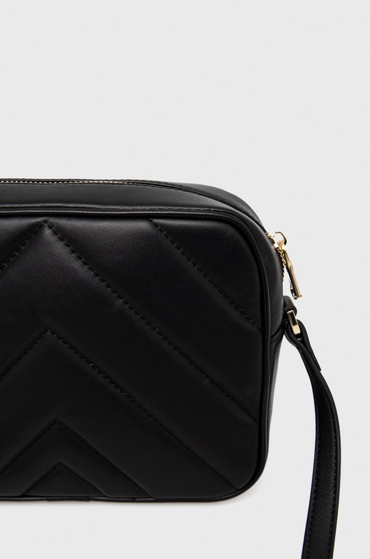 Kožená kabelka Patrizia Pepe čierna CB0023.L004