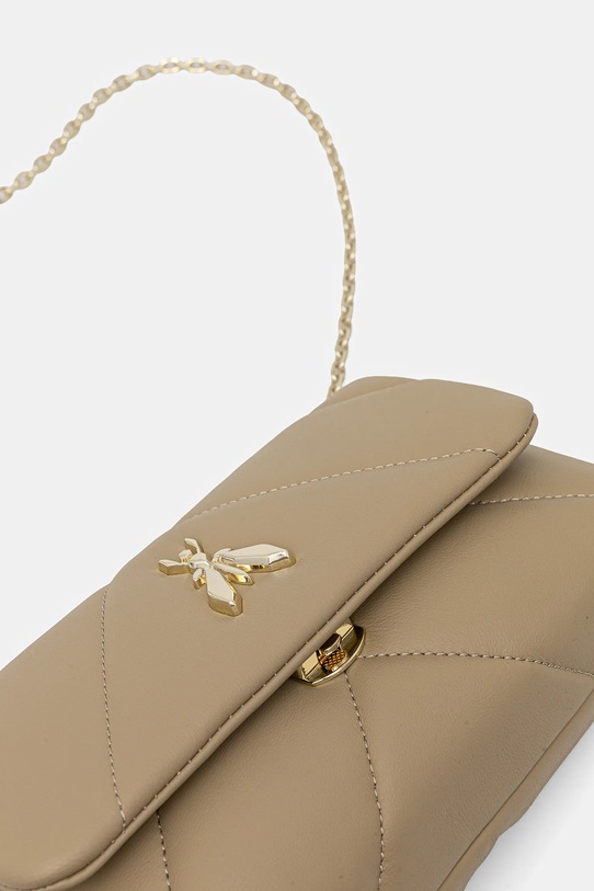 Patrizia Pepe torebka skórzana beżowy CB0084.L006