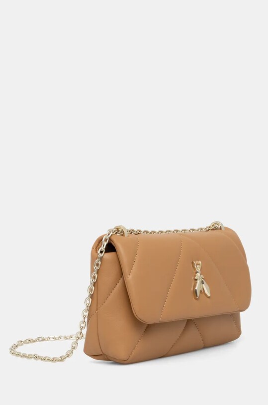 Шкіряна сумочка Patrizia Pepe CB0084.L006 бежевий SS25