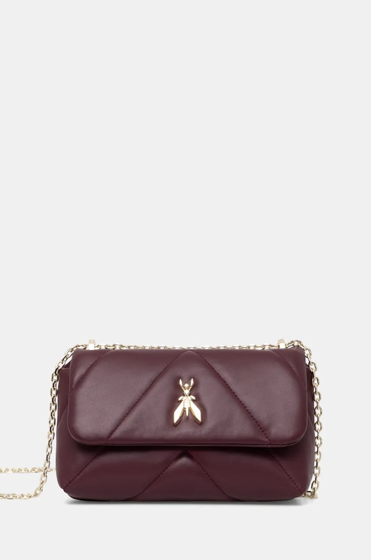 Patrizia Pepe poseta de piele burgundia CB0084.L006