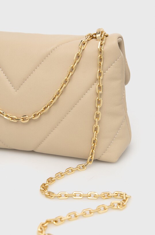 Patrizia Pepe torebka skórzana beżowy CB0084.L006