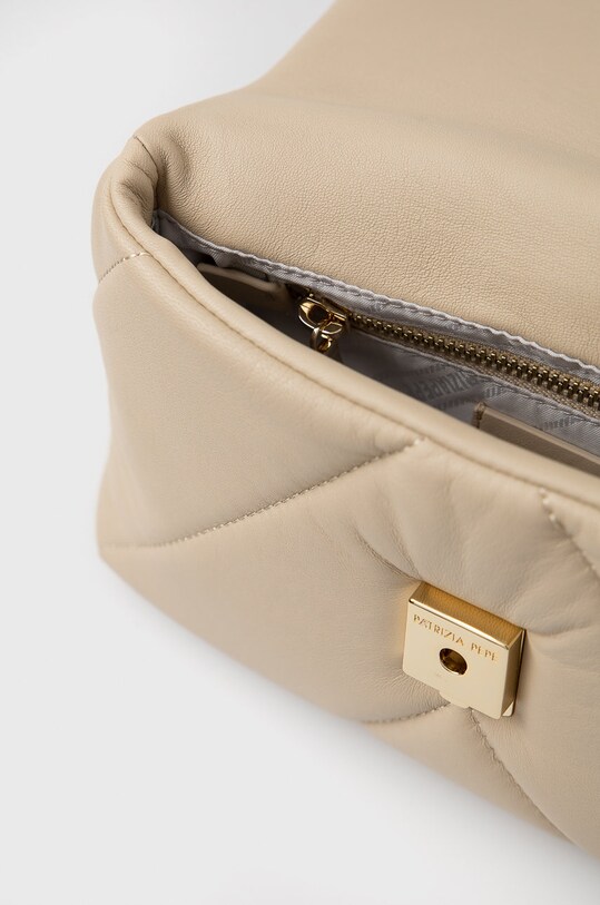 Patrizia Pepe torebka skórzana CB0084.L006 beżowy