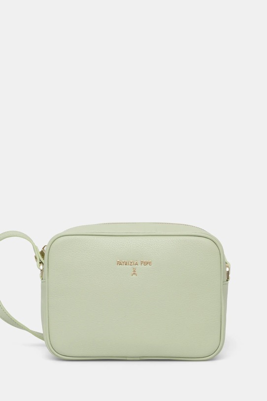Кожаная сумочка Patrizia Pepe зелёный CB8985.L001