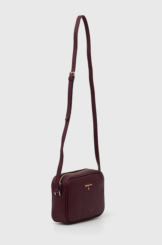 Kožená kabelka Patrizia Pepe CB8985.L001 burgundské SS25