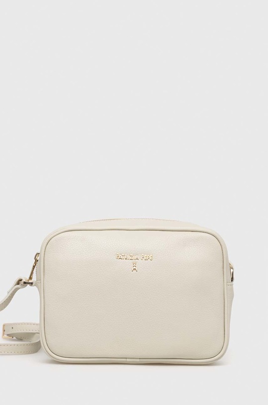 Patrizia Pepe torebka skórzana skóra licowa beżowy CB8985.L001