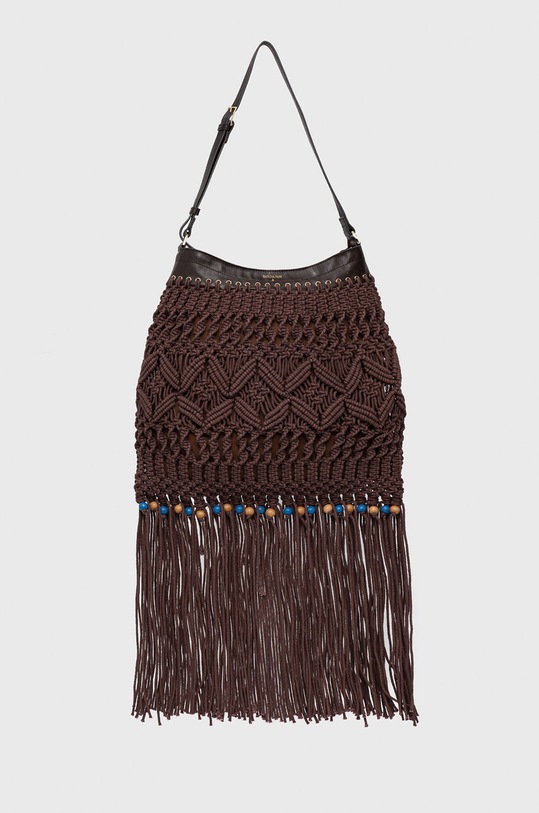 Torba Patrizia Pepe odgovara formatu A4 smeđa 2B0004.K029