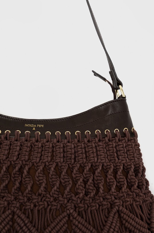 Torba Patrizia Pepe smeđa 2B0004.K029