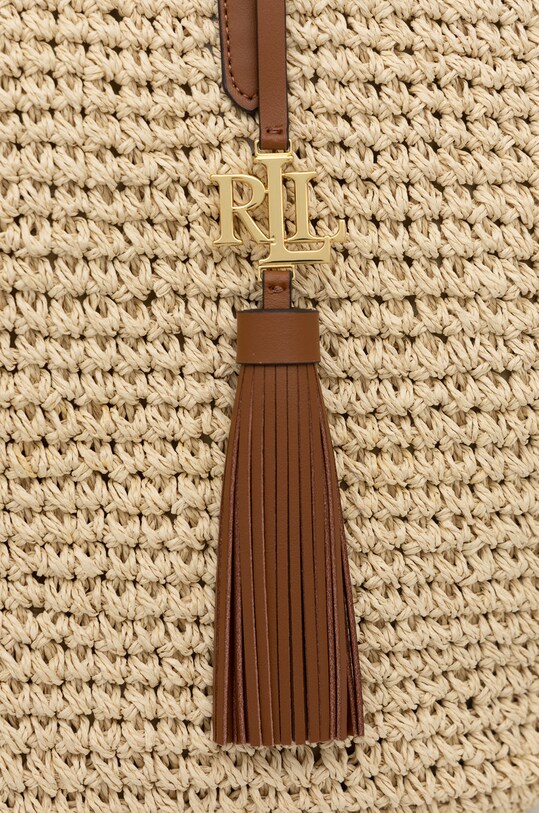 Τσάντα Lauren Ralph Lauren μπεζ 431818856001