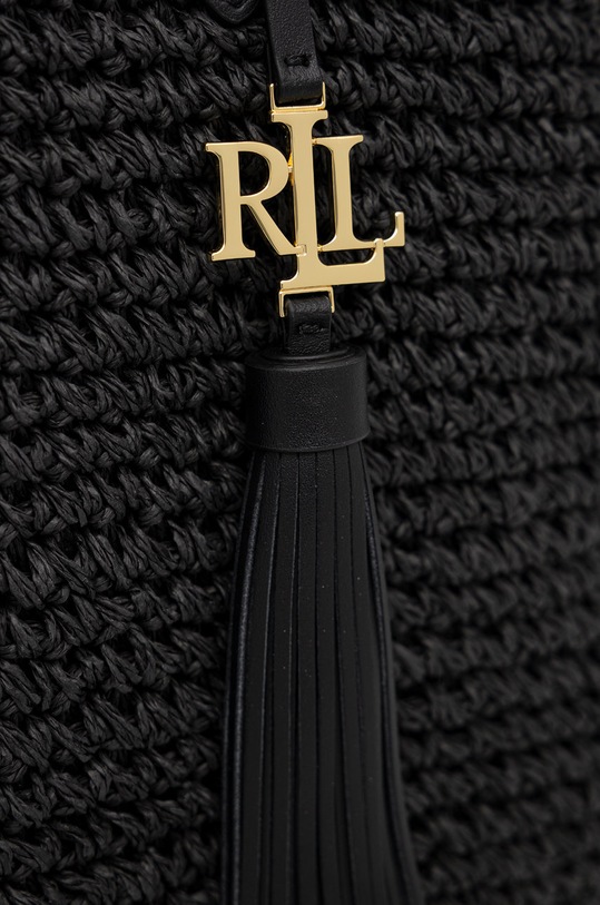 Τσάντα Lauren Ralph Lauren μαύρο 431818856002