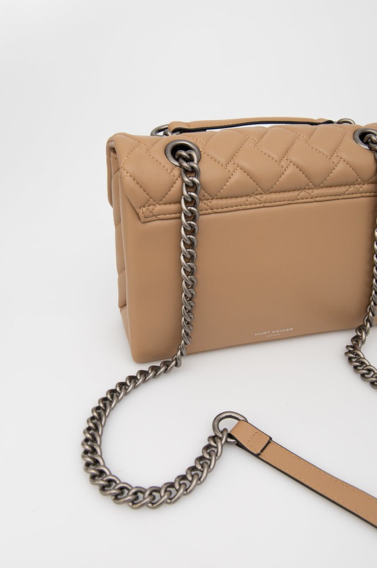 Kurt Geiger London torebka skórzana beżowy 1470448109