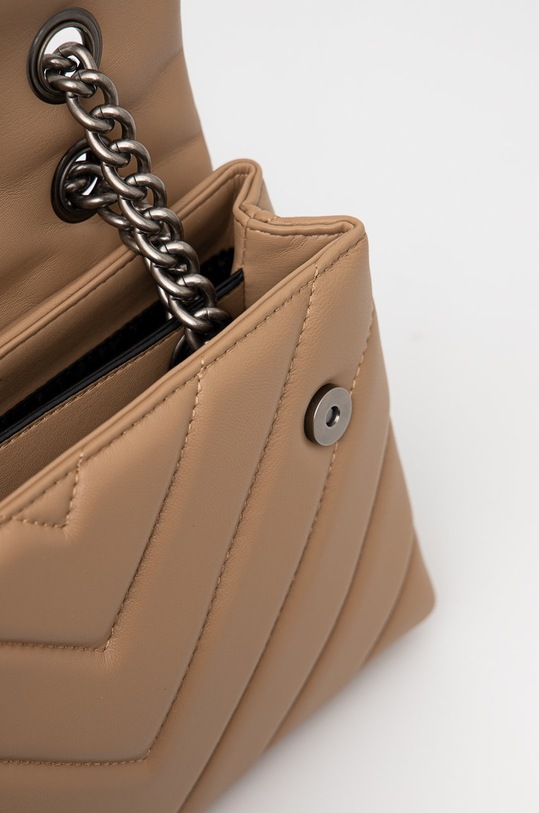 Kurt Geiger London torebka skórzana 1470448109 beżowy
