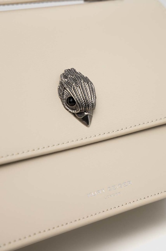 Akcesoria Kurt Geiger London torebka skórzana 2888541109 beżowy