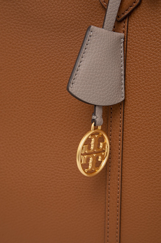Tory Burch torebka skórzana PERRY brązowy 81932.905