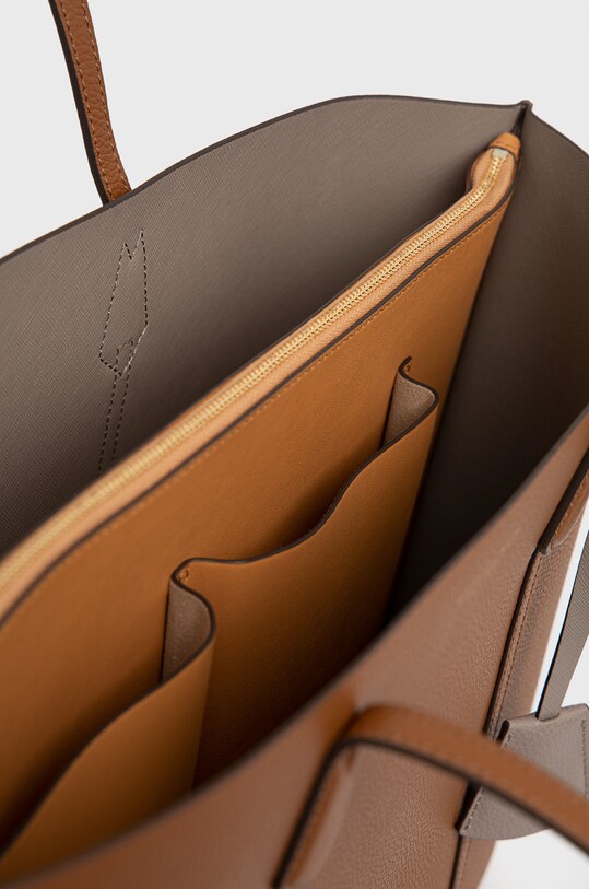 Kožená kabelka Tory Burch TRIPLE-COMPARTMENT PERRY 81932.905 hnedá